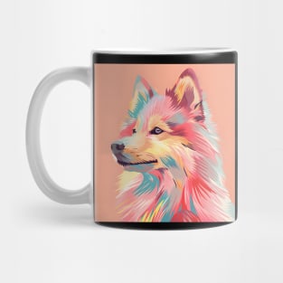 Retro Finnish Spitz: Pastel Pup Revival Mug